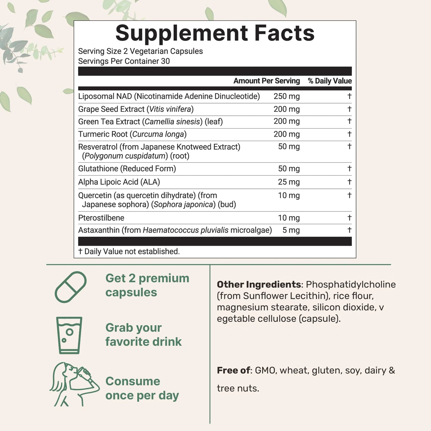 Symflora Liposomal NAD+